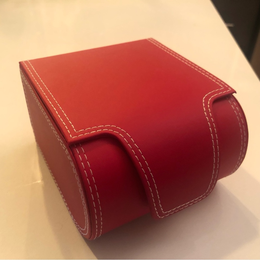 Swiss Legend Red Watch Storage Organizer Case